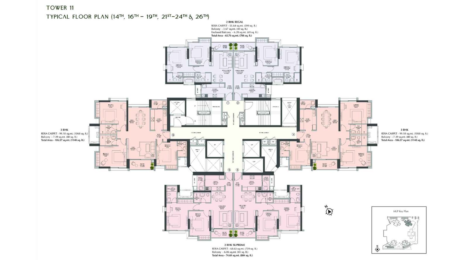 Raheja-Jade-City-Typical-Floor-Plan